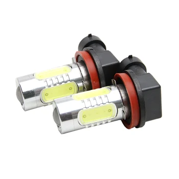 2 BUC proiector lentilă H9 H11 12361 H8 PGJ19-1 LED de Mare Putere LED COB Bec lumini de Zi Lumina de Ceata DRL Lampă de parcare styling