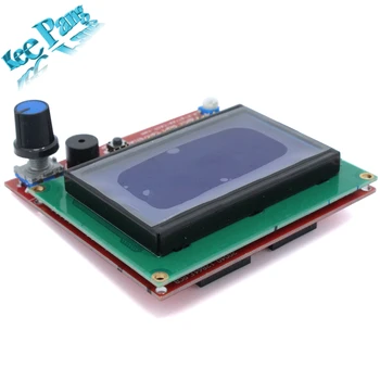 2 BUC Rampe 1.4 LCD Inteligent de Control Monitor Placa de baza RAMPS1.4 Ecran Albastru Imprimante 3D Părți Controler de Panou de Bord Parte