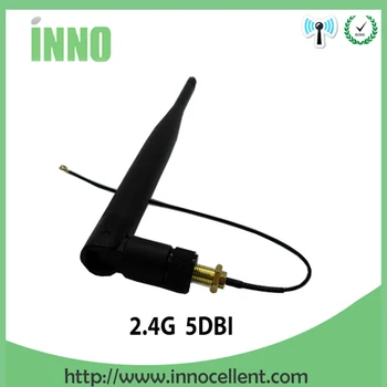 2 mulțime de 2.4 Ghz 5dbi Antena Wifi SMA Male Omni-Directional conector SMA Router Wireless Antena transport gratuit+21cm Cablu Coadă