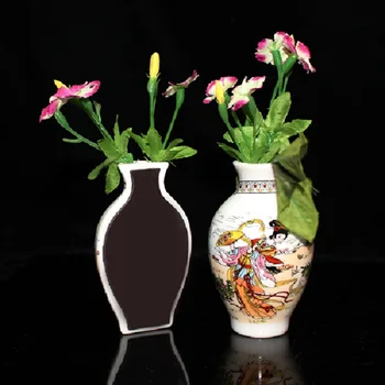 (2 piese/lot)stil Chinezesc vaza ceramica magnetica frigider
