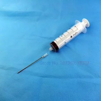 2 X 50ML seringă injector pentru reumplerea cu cerneala CISS CSI cu ac lung de 10 cm transport gratuit