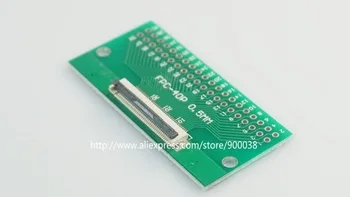 20 buc DIY FPC/FFC SMT Conector Baie Adaptor de 40 de PINI 0.5 mm la 2.54 mm Spațiu 1' pas prin gaura BAIE PCB adaptor de lipire