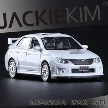 2011 Subaru Impreza 1:36 scară mare simulare Coupe,metal trage înapoi WRC STI masini,2 deschideți ușa,model de masina jucării,transport gratuit
