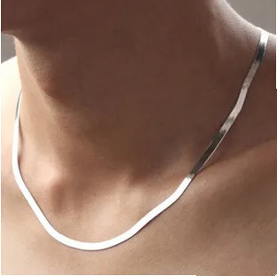 2016 New Sosire de înaltă calitate, design clasic pentru bărbați coliere argint 925 barbati colier bijuterii de promovare