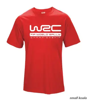 2016 Nou Logo-ul de Imprimare T Tricoul Europene și Americane Campionatul Mondial de Raliuri WRC Stil Maneci Scurte T-shirt Fierbinte de Vară Tee Topuri