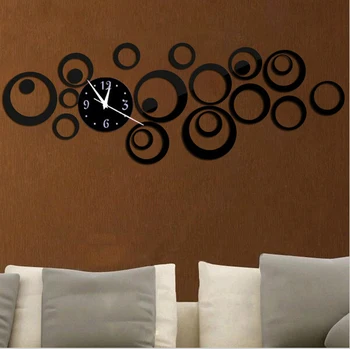2016 Ofertă Specială Ceas Horloge Ceas de Perete cu Design Modern Vintage Decorative Mari de Bricolaj Ceasuri Reloj Comparativ Cuarț Living 3d