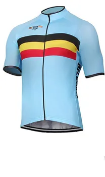 2017 Belgian Echipa Națională De Ciclism Jersey Vară Mâneci Scurte Ciclism Set Bicicleta Îmbrăcăminte Ropa Ciclismo Ciclism Îmbrăcăminte Costum