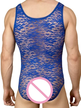 2017 Bărbați lenjerie sexy lenjerie de corp transparent curea dantelă bărbat Gay lenjerie de corp pentru Bărbați lenjerie sexy din dantela