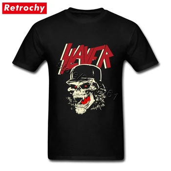 2017 New Sosire Clasic Slayer Tricou Heavy Metal, Trupa de Rock Mens stil de Moda tricou Barbati Maneca Scurta din Bumbac O de Gât Tricou