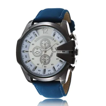 2017 New Sosire V6 Marca big dial curea Barbati ceas militar de moda de înaltă calitate cuarț sport Ceasuri de mana el reloj de vestir