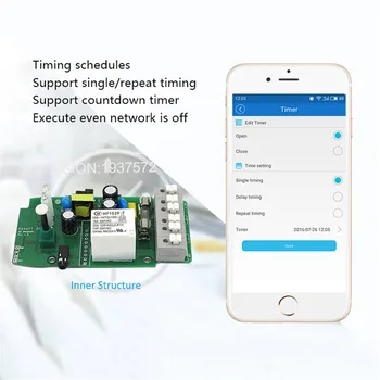 2017 NOU Sonoff LEA 10A WiFi Smart Remote Switch Controller Temperatura Umiditate Monitorizare Senzor Inteligent de Control Funcția de Sincronizare