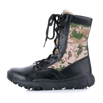 2017 Nouă Armată Cizme Barbati Militare Tactice Super Lumina Alpinism pantofi Ultralight cizme de luptă catifea primăvară bocanci