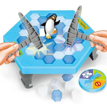 2018 Pinguin Capcana Activa Amuzant Joc Interactiv de Rupere de Gheață de Masă Pinguin Capcană de Divertisment pentru Copii-Joc Distractiv de Familie