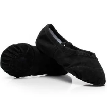 2018 Profesionale Noi Copii Pantofi de Dans Moale cu Talpi Fete Pantofi de Balet Copilul Gheara Pantofi Antiderapant Ware-rezistent Culoare Solidă