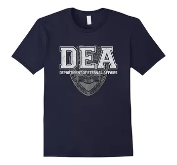 2018 Vara Noi de Înaltă Calitate, Tee Shirt DEA: Departamentul pentru Afaceri Eterne! Creștinismul T-Shirt Rece T-shirt