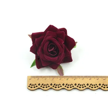 20buc 6cm Mătase Trandafir Artificiale Capete de Flori Pentru Decor Nunta DIY Cununa de Scrapbooking Fals Ieftin Buchetul de Flori