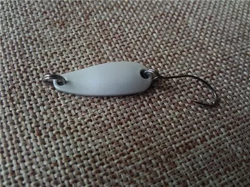 20buc colorate 1.3 g 2.4 g singur cârlig de metal greu lingura de pescuit metal dur lingură mică momeală mică lingură de metal nada
