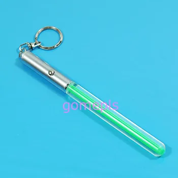 20buc/Lot Durabil Strălucire Pen Flash Torch Baghetă Magică Stick Laser Breloc cu Lumina LED-uri