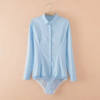 #2104 Birou corp bluza Femei cămăși și bluze de Corp feminino Body Plus dimensiunea îmbrăcăminte pentru femei Alb/negru/albastru blusa XS-4XL