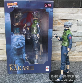 22cm Naruto Hatake Kakashi Figurine Anime PVC brinquedos Cifrele de Colectare de jucării cu cutie de vânzare cu Amănuntul