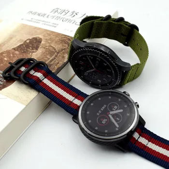 22mm Nylon curea de ceas curea pentru Samsung Gear S3 Clasic Frontier huawei watch 2 Viteze sport huami 1 2 ceas watchbands