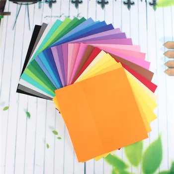 24buc/lot Nou 24color Gros Multicolor Burete Spuma de Hârtie Ori Scrapbooking Hârtie Ambarcațiuni DIY Cadou Decor Card 25*25*0.1 cm