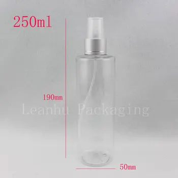 250ml x 20 clare reîncărcabile gol pulverizator sticla de parfum ,250cc ceață fină bath and body works recipient din plastic cu pompa atomizor
