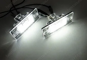 2x LED-uri de Conducere REG lampa Numărului de Înmatriculare Nu Eroare Cayenne 955 957 Touareg 7L Tiguan 01-05 VW Passat B5.5 5D Touring (CA204)