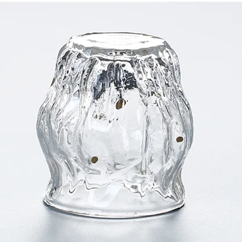 300ml Stil Japonez Sticlă rezistente la Căldură Folie de Aur Ceașcă de Ceai Kung Fu Set Creativ Master Cupa Transparent Ceai Castron de Sticlă de Apă