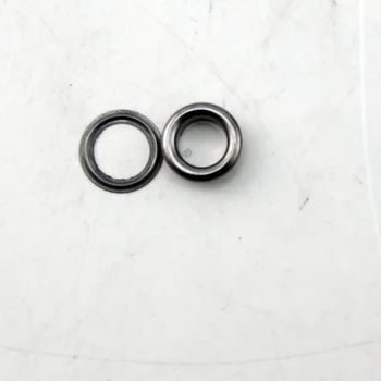 300set 6mm orificiu Negru Nichel-metal cupru ochiuri butoane haine accesoriu geanta concluziile