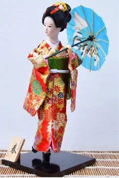 30cm Antic Kimono Japonez Tesatura Geisha Statui Living Deocrative Meserii casa Noua ornamente pentru copii cadouri