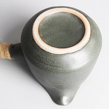 340ml stil Japonez Kung Fu Set de Ceai Ceramică Ceramică Grosieră Mâner Lateral Corect Cana Cana de Ceai Mare Retro Decor Acasă Cabinet Ornamente