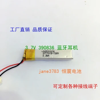 390836 polimer baterie cu litiu 3.7 V 390836 setul cu cască Bluetooth Reîncărcabil Li-ion cu Celule