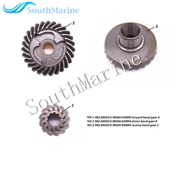 3B2-64010 3B264-0100M / 3B2-64020 3B264-0200M / 3B2-64030 3B264-0300M Bevel Gear A/B/C pentru Tohatsu-Nissan 2-accident vascular cerebral 6HP 8HP 9.8 CP