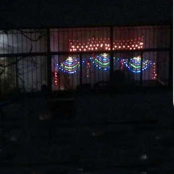 3M RGB 3peacocks LED-uri în aer liber, piscină Interioară cu LED-uri Zână Șir Cortina Lumina de Crăciun Xmas Party Sărbătoare de Nuntă curte Decor