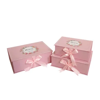 3PCS/set 2018 Nou design petrecere de nunta de ambalare cutie de cadou,decor de paști flosrit cutie de flori valentine ' s favoruri cadou pentru gusests