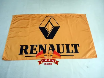 3x5FT Pavilion renault ,renault racing 90*150CM poliester banner