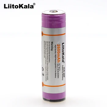 4 buc. Liitokala original protejate 18650 3.7 V 2600 mAh pentru samsung icr18650-26fm industriale baterie