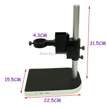 40 mm grande Adjsutable stereo numerique industrie Laborator Microscop lentille de sprijin de Masă suport dublu de la bague