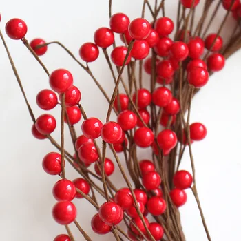 40cm Roșu Artificial Berry Coroană de Crăciun Decoratiuni Imitație de fructe de Padure de Crăciun Decoratiuni Usi Transport Gratuit 1 buc/lot