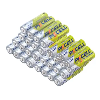 40pcs/lot AA Baterii Reîncărcabile AA NiMH 1.2 V 600mAh Ni-MH 2A Pre-încărcat Bateria Acumulatori pentru aparatul Foto