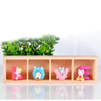 4buc Diy Kawaii Iubesc Pisica Figurine Miniaturale Ornamente artizanale de Păpuși în Miniatură de Nunta de Decorare Materiale Accesorii pentru Casa