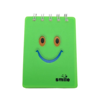 4buc/lot coreea Creative Papetărie Mini-Notebook-uri Smiley bobina jurnal Transporta o carte mică cu Notepad Birou Rechizite Școlare