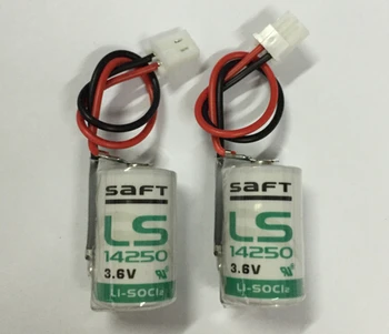 4buc/lot Nou Original SAFT LS14250 14250 1/2AA LiSOCL2 3.6 V 1250mAh PLC Baterie de Acumulatori Cu Plug