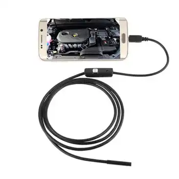 5.5 mm Mobil USB Endoscop Impermeabil Puncte de Inspecție 1/1.5/2/3.5 M Snake Camera 6 LED-uri Pentru Andorid Telefon Futural JUN8