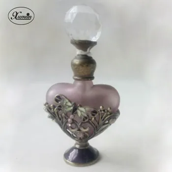 5 ml Parfum Ulei Esențial de Epocă Gol Reîncărcabile Sticla Gravate din Metal Fluture Recipient de Sticlă Cadou Decor Acasă#59693
