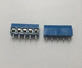 50 buc 5 Pin Șurub albastru PCB Terminal Bloc de conectare cu Pas 5mm