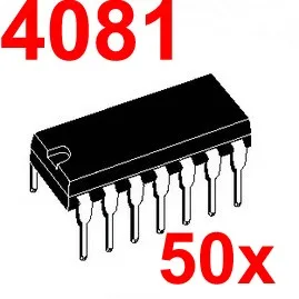 ( 50 buc/lot ) 4081 CMOS Logica IC, BAIE Pachet.