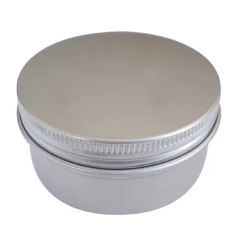 50pcs/lot 100ml flacon de Aluminiu cutie Borcan Cosmetice Crema Sticlă Goală de Cremă Recipiente Borcanele Pilula Caseta de Pilula Containere