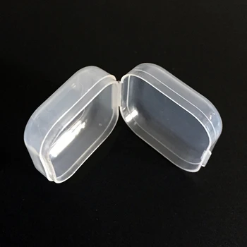 50pcs Plastic transparent X-cutie mica de Produs ambalaj cutie cu mostre PP Depozitare Colecții Recipient Cutie Caz